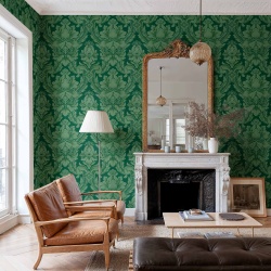 Tapet Venetian Damask, Emerald, Coordonne, 5mp / rola - Img 1