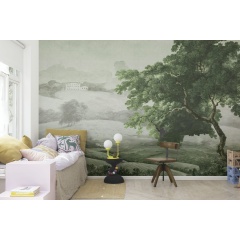 Tapet Vintage Tree, Soft Green, Rebel Walls - Img 3