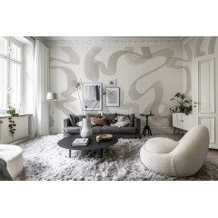 Tapet Waves, Beige, Rebel Walls - Img 1