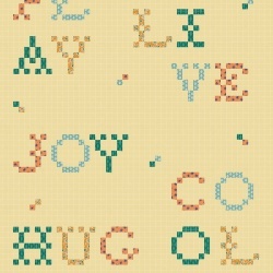 Tapet, Wordplay, Buttercream, Coordonne, 5mp / rola