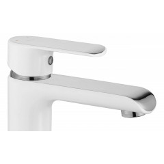 Baterie lavoar inalta Rea Bloom monocomanda alb - crom - Img 3