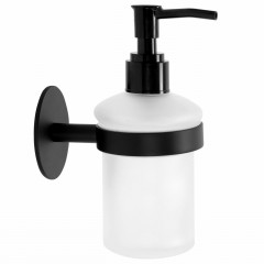 Dozator sapun lichid Rea 322217A finisaj alb - negru - Img 2