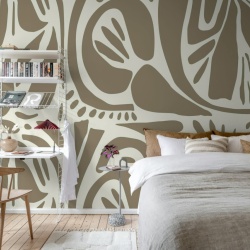 Fototapet, Abstract Forms, Nougat, Rebel Walls
