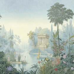Fototapet Arcadian Water Garden - personalizat, VLAdiLA - Img 2
