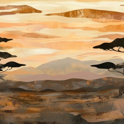 Fototapet Artistic Continent Mystique Savane Rêve CMS200