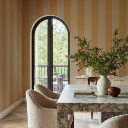 Fototapet, Bold Stripes, Yellow, Rebel Walls
