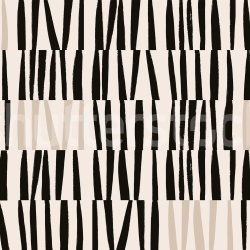 Fototapet, Bold Strokes, Black & Beige, Rebel Walls - Img 2