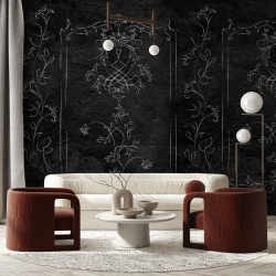 Fototapet Boucler Stucco Dark, VLAdiLA