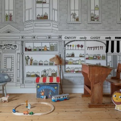 Fototapet, Candyshop, Gray, Rebel Walls - Img 3