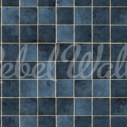 Fototapet, Ceramic Tiles, Azurite, Rebel Walls - Img 2