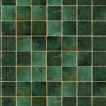 Fototapet, Ceramic Tiles, Emerald, Rebel Walls - Img 2