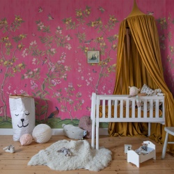 Fototapet, Chinoiserie Chic, Fuchsia, Rebel Walls - Img 4