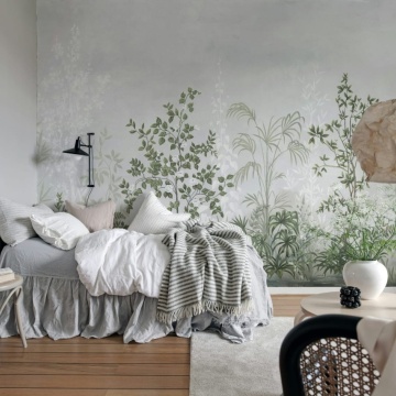 Fototapet, Chinoiserie Haze, Sage Green, Rebel Walls - Img 3
