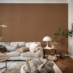 Fototapet, Clay Flow, Mocha Mousse, Rebel Walls