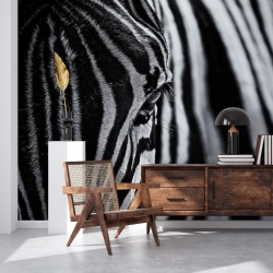 Fototapet, Close Up Zebra, Rebel Walls - Img 3