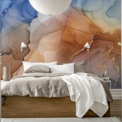Fototapet, Colors in Harmony, Coral, Rebel Walls
