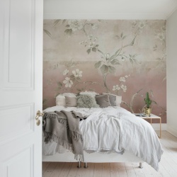 Fototapet, Concrete Flowers, Pink, Rebel Walls