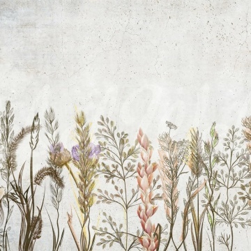 Fototapet, Concrete Meadow, Pastel, Rebel Walls - Img 2