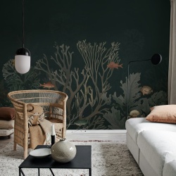 Fototapet, Coral World, Night, Rebel Walls