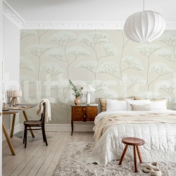 Fototapet, Cow Parsley, Gray, Rebel Walls - Img 3