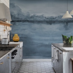 Fototapet, Crystal Waters, Blue, Rebel Walls