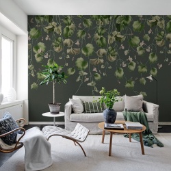 Fototapet, Dangling Ivy, Dark, Rebel Walls