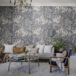 Fototapet, Dazzling Foliage, Blue, Rebel Walls - Img 5