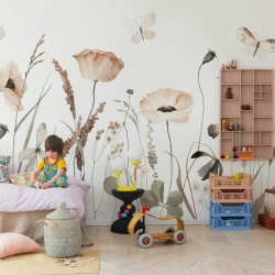 Fototapet, Delicate Meadow, Pastel, Rebel Walls - Img 3
