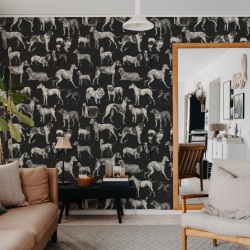 Fototapet, Dogs, Harlequin, Rebel Walls
