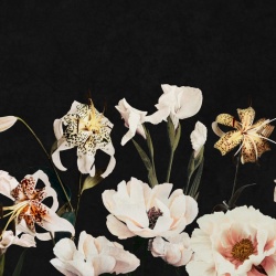 Fototapet, Dramatic Bouquet, Black, Rebel Walls - Img 2