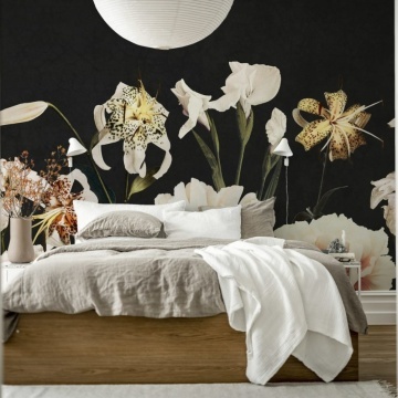 Fototapet, Dramatic Bouquet, Black, Rebel Walls - Img 3