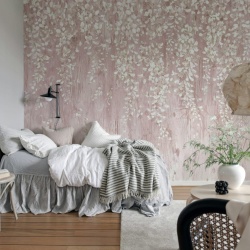Fototapet, Draped Blossoms, Pink, Rebel Walls