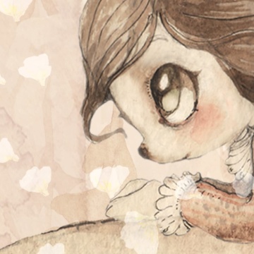 Fototapet, Dream Forest Girl, Sandy Pink, Rebel Walls - Img 8