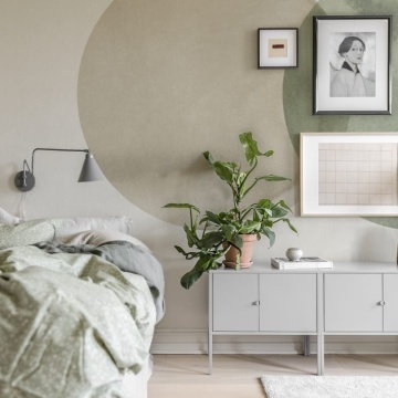 Fototapet, Eclipse, Beige Green, Rebel Walls - Img 7