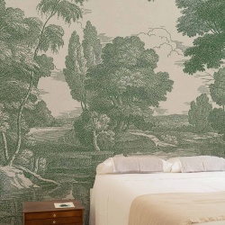 Fototapet Engraving, Green, Coordonne - Img 3