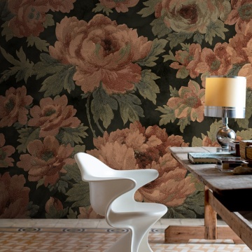 Fototapet, Eternal Blossoms, Black, Rebel Walls - Img 3