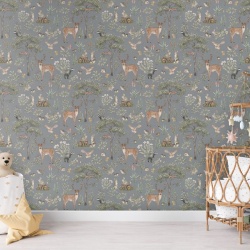 Fototapet Fantastic Forest - Blue, Kikki Belle - Img 4