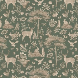 Fototapet Fantastic Forest - Vintage Green, Kikki Belle - Img 2