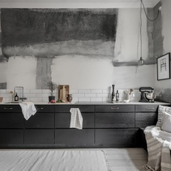 Fototapet, Fields, Graphite, Rebel Walls