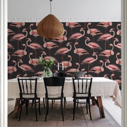 Fototapet, Flamingos, Liquorice, Rebel Walls - Img 6