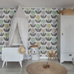 Fototapet, Flower Parade, Licorice, Rebel Walls