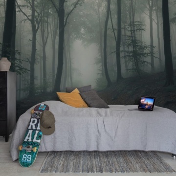 Fototapet, Forest in Fog, Rebel Walls - Img 3