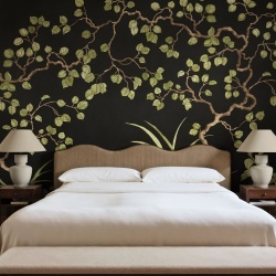 Fototapet, Forest of Dreams, Black, Rebel Walls