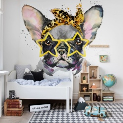 Fototapet, French Bulldog, Rebel Walls