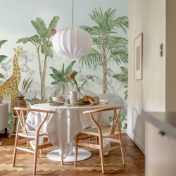 Fototapet, Friends of the Jungle, Green, Rebel Walls - Img 3
