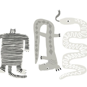 Fototapet, Funky Friends, Gray, Rebel Walls - Img 2