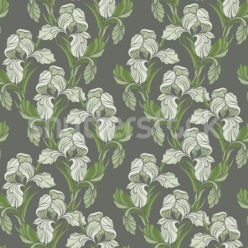 Fototapet, Garland Flora, Green, Rebel Walls - Img 2