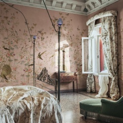 Fototapet lavabil, Chinoiserie Garden, Pink, Sandberg - Img 4