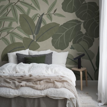 Fototapet lavabil, Grand Leaves 9628W - Img 1