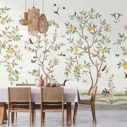 Fototapet Lemon Tree Chinoiserie - White, Sir Edward - Img 3
